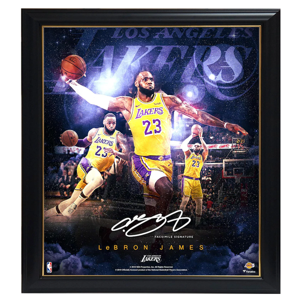 LeBron James Signed Custom Framed Authentic Cleveland Cavaliers