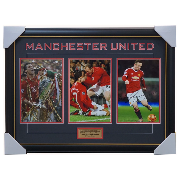 Cristiano Ronaldo Manchester United Custom Framed Jersey Display