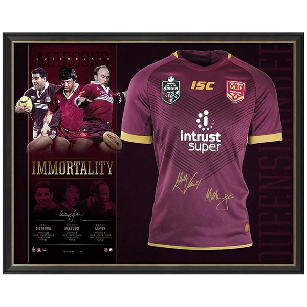 Brisbane Broncos Signed the Greatest Official Nrl Jersey Framed Lewis – HT  Framing & Memorabilia