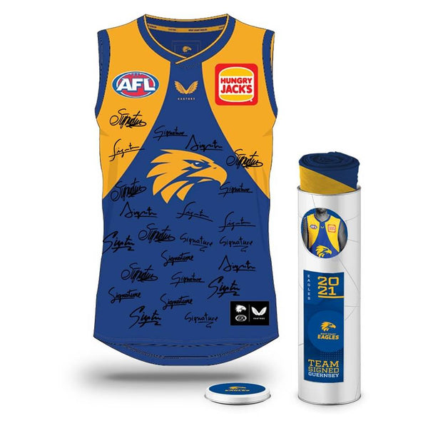 West Coast Eagles Football Club 2022 AFL Official Team Signed