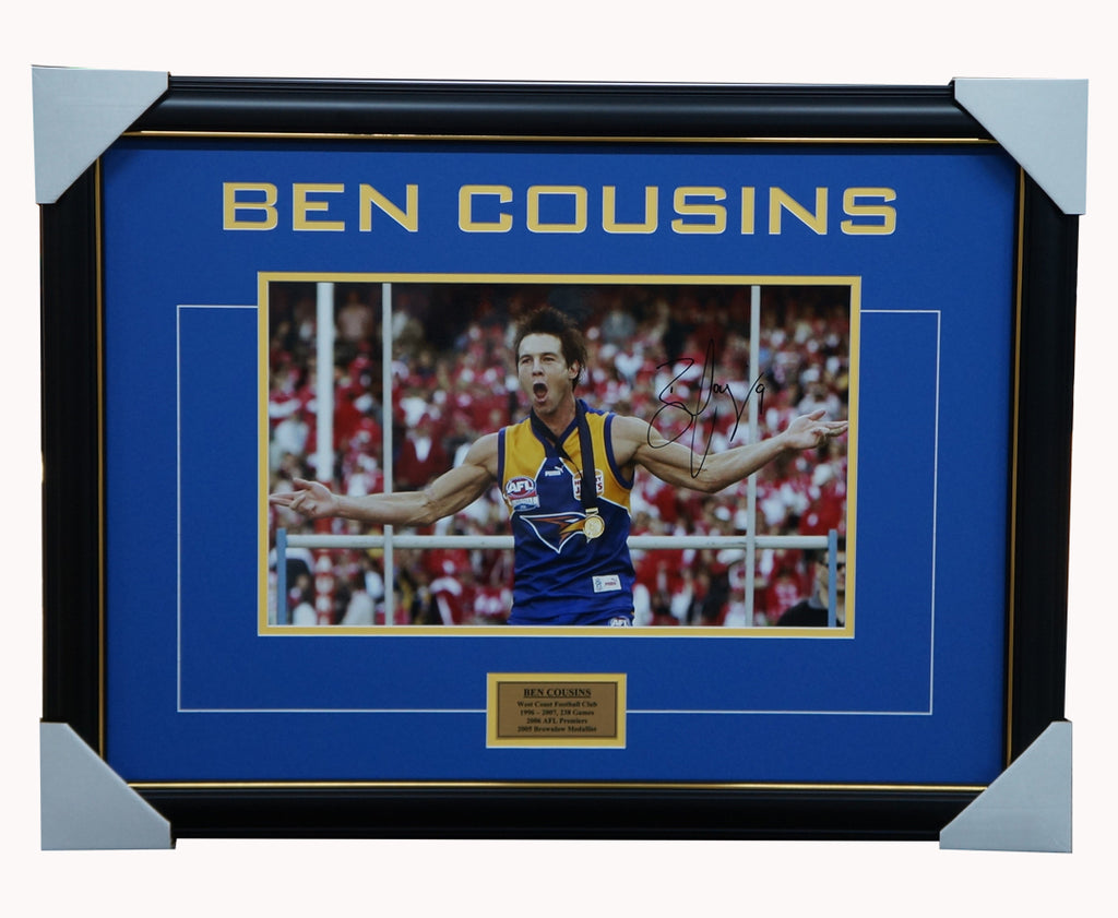 Ben Cousins West Coast Eagles 2006 Premiers Photo Collage Framed - 7098