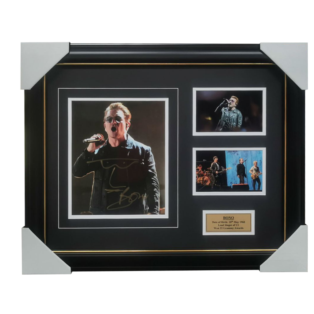 Bono U2 Signed Photo Framed - 7008