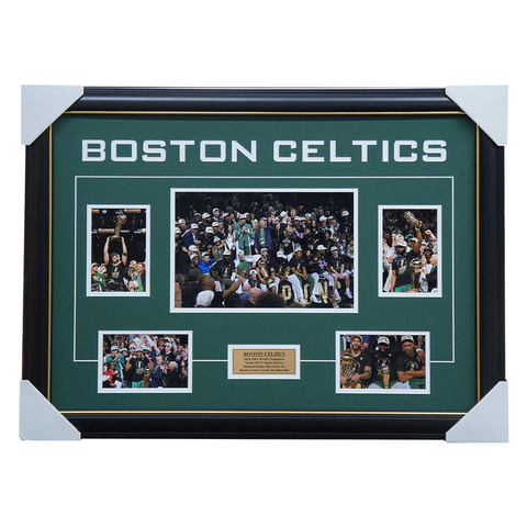 Boston Celtics 2024 NBA Champions Photo Collage Framed - 5979