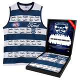 Geelong Cats Football Club 2025 AFL Official Team Signed Guernsey - 7015