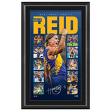 Harley Reid Signed West Coast Eagles Official AFL Vertiramic Framed - 5963