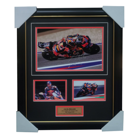 Jack Miller Signed Red Bull KTM Signed Photo Collage Framed - 7089