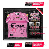 Penrith Panthers 2024 Premiers Team Signed Official NRL Jersey Framed 4-PEAT Dynasty - 6036