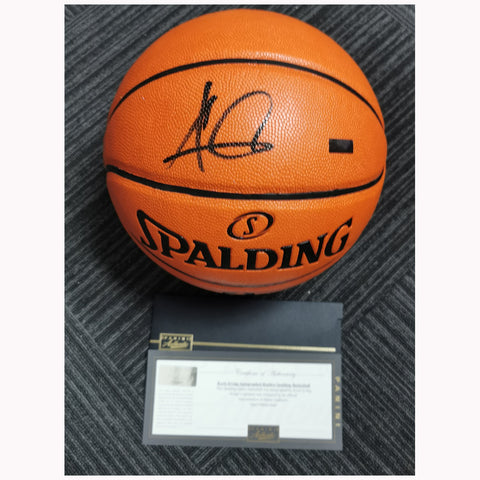 Kyrie Irving Signed Spalding Basketball Panini Authenticated - 7047