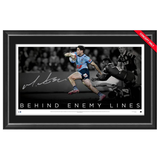 Mitchell Moses Signed NSW Blues State of Origin Icon Series Official Framed - 5964