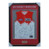 Sydney Swans Football Club 2025 AFL Official Team Signed Guernsey - 7018