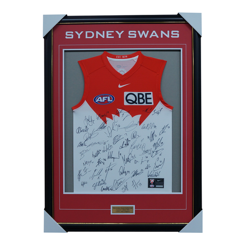 Sydney Swans Football Club 2025 AFL Official Team Signed Guernsey - 7018