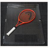 Deluxe Acrylic Tennis Racquet Display Box Case Clear Back Finish - Quality - 7107