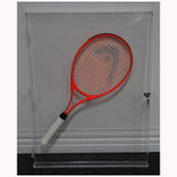 Deluxe Acrylic Tennis Racquet Display Box Case Clear Back Finish - Quality - 7107