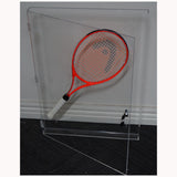 Deluxe Acrylic Tennis Racquet Display Box Case Clear Back Finish - Quality - 7107