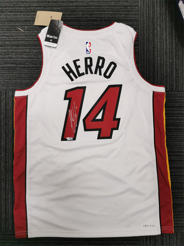 Tyler Herro Signed Miami Heat NBA Swingman Jersey Fanatics Authenticated - 7048