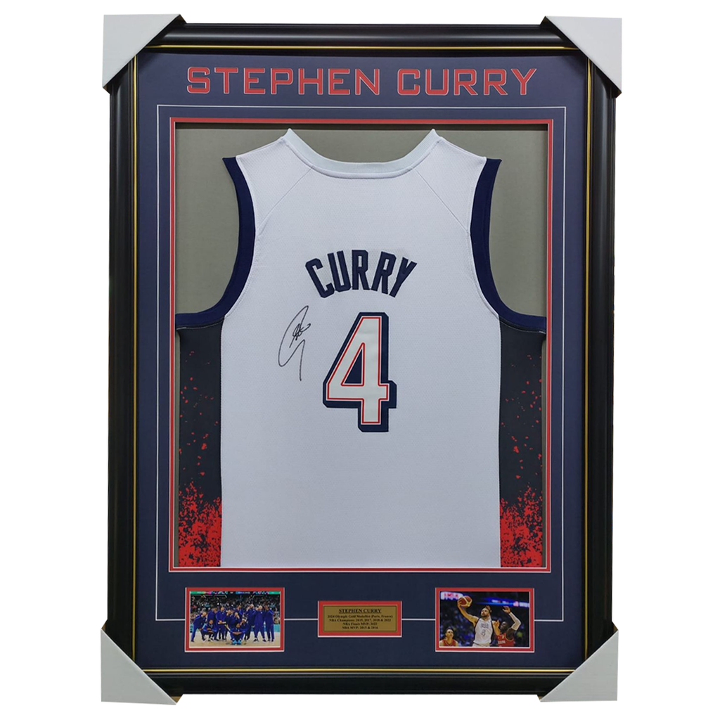 Stephen curry framed jersey online