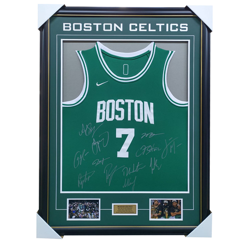 Boston Celtics 2024 NBA Champions Team Signed Jersey Framed - 5981