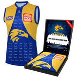 West Coast Eagles Football Club 2025 AFL Official Team Signed Guernsey - 7028