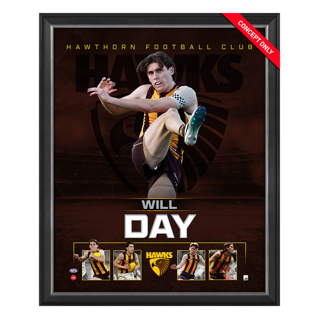 Will Day Hawthorn Hawks Official Licensed AFL Print Framed - 5954