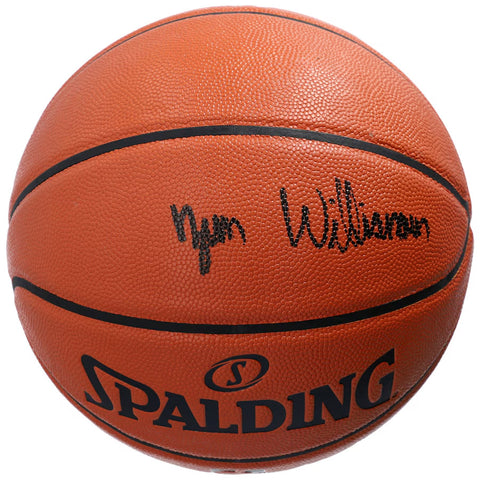 Zion Williamson New Orleans Pelicans Autographed Spalding Indoor/Outdoor Basketball - Black Ink - 7046