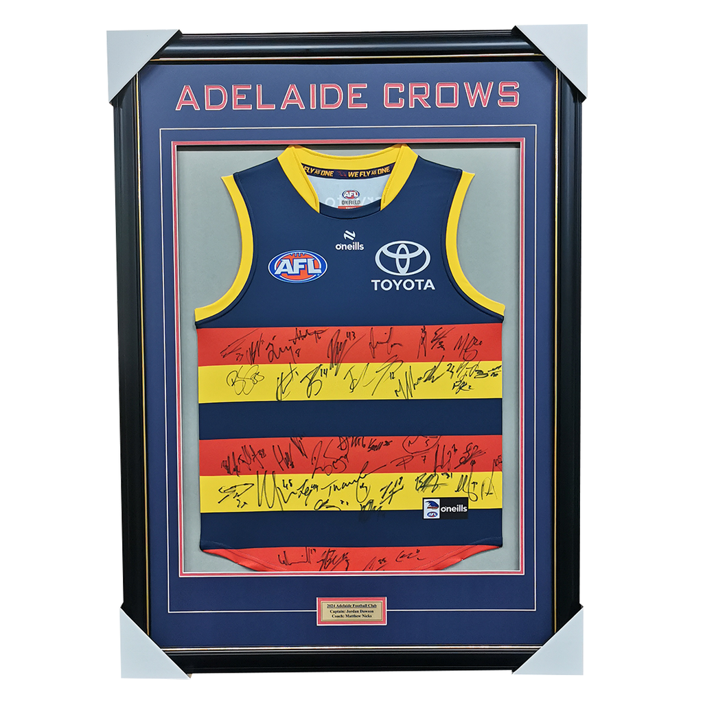 Adelaide Crows Football Club 2025 AFL Official Team Signed Guernsey - 7023