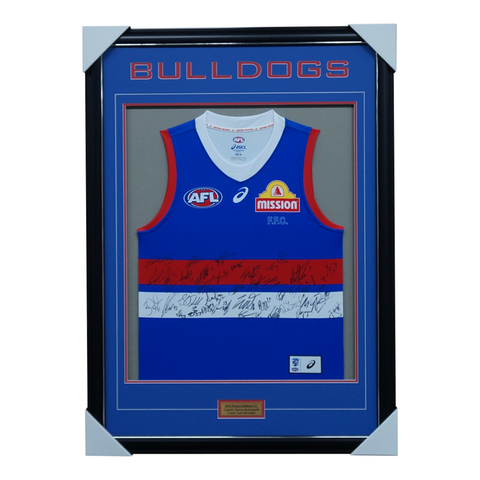 Western Bulldogs Football Club 2025 AFL Official Team Signed Guernsey - 7030