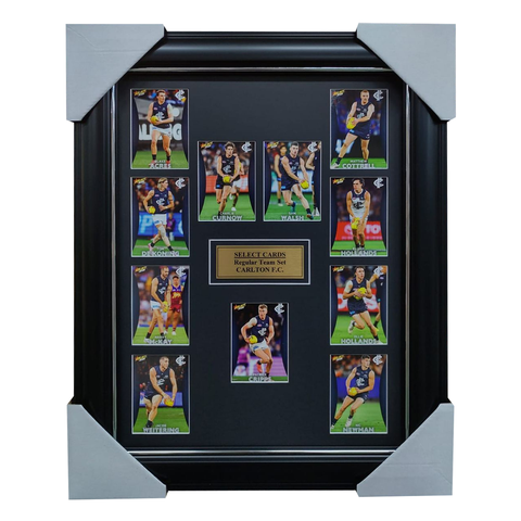 Carlton Blues 2025 Select Card Team Set Framed - 7056