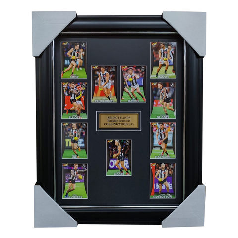 Collingwood 2025 Select Card Team Set Framed - 7058