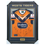 Wests Tigers Football Club 2025 NRL Official Team Signed Guernsey - 7092