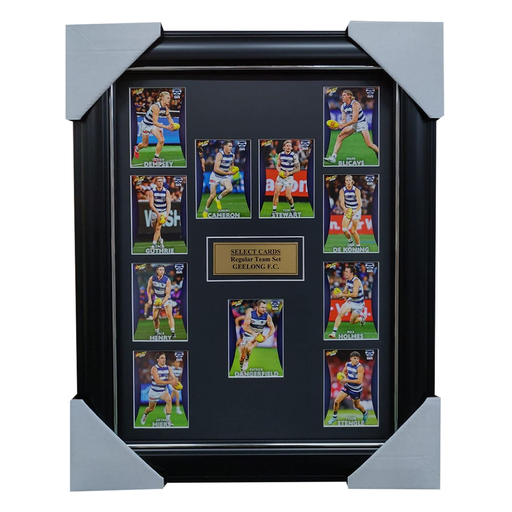 Geelong Cats 2025 Select Card Team Set Framed - 7054