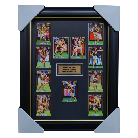 Hawthorn 2025 Select Card Team Set Framed  - 7059