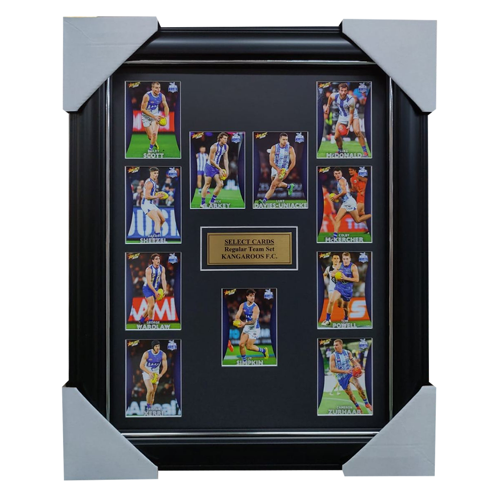 North Melbourne 2025 Select Card Team Set Framed  - 7068