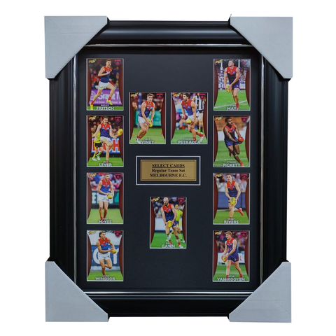 Melbourne Demons 2025 Select Card Team Set Framed Gawn Petracca Oliver  - 7063