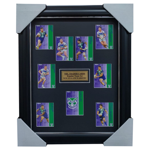 2025 NRL Traders Cards Zealand Warriors Team Set Framed - 7081