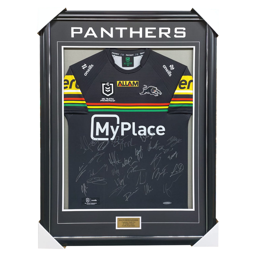 Penrith Panthers  Football Club 2024 NRL Official Team Signed Guernsey - 5814