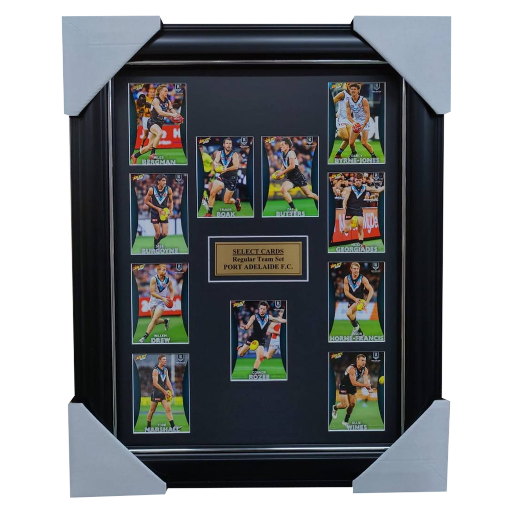 Port Adelaide 2025 Select Card Team Set Framed - 7051