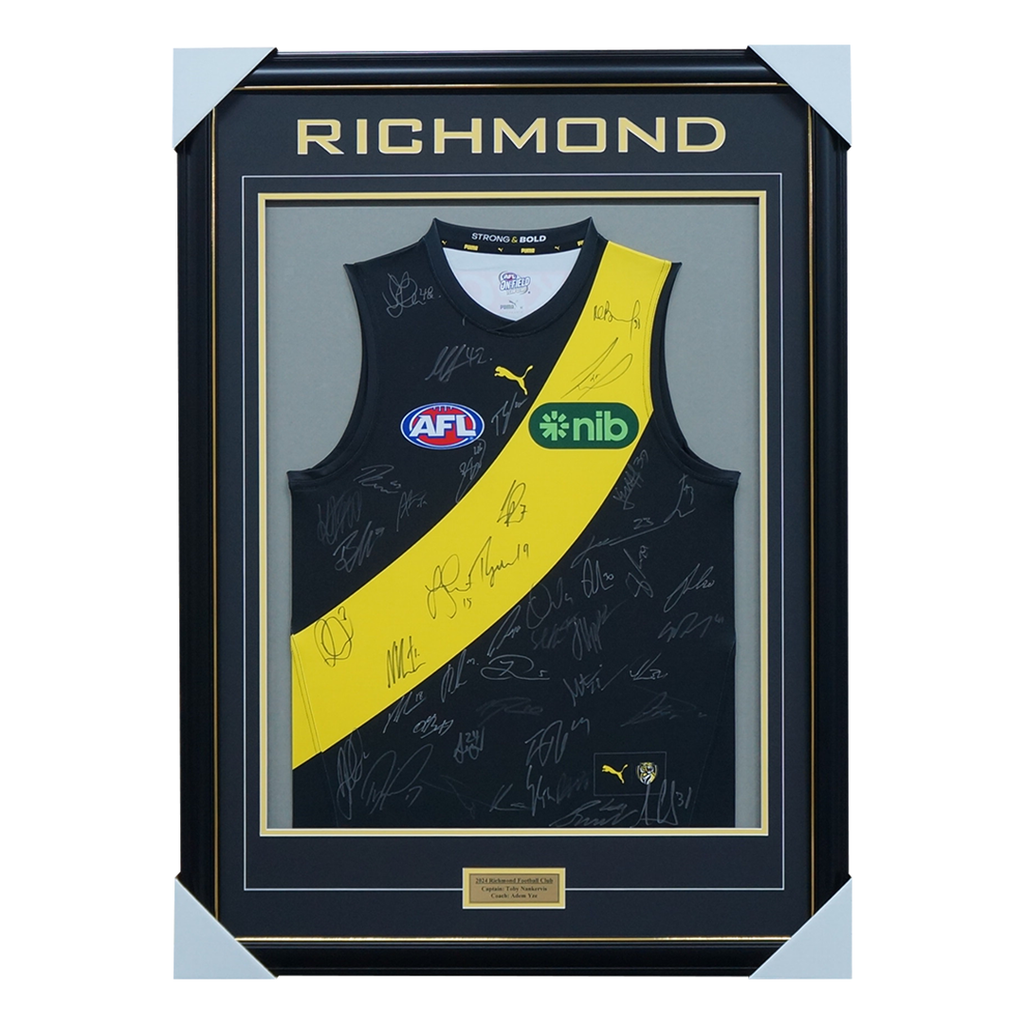 Richmond Tigers Football Club 2025 AFL Official Team Signed Guernsey - 7029