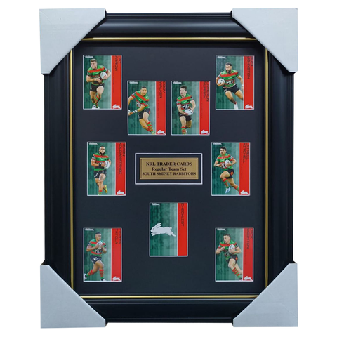 2025 NRL Traders Cards South Sydney Rabbitohs Team Set Framed - 7079