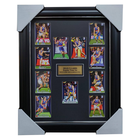 Western Bulldogs 2025 Select Card Team Set Framed - 7053