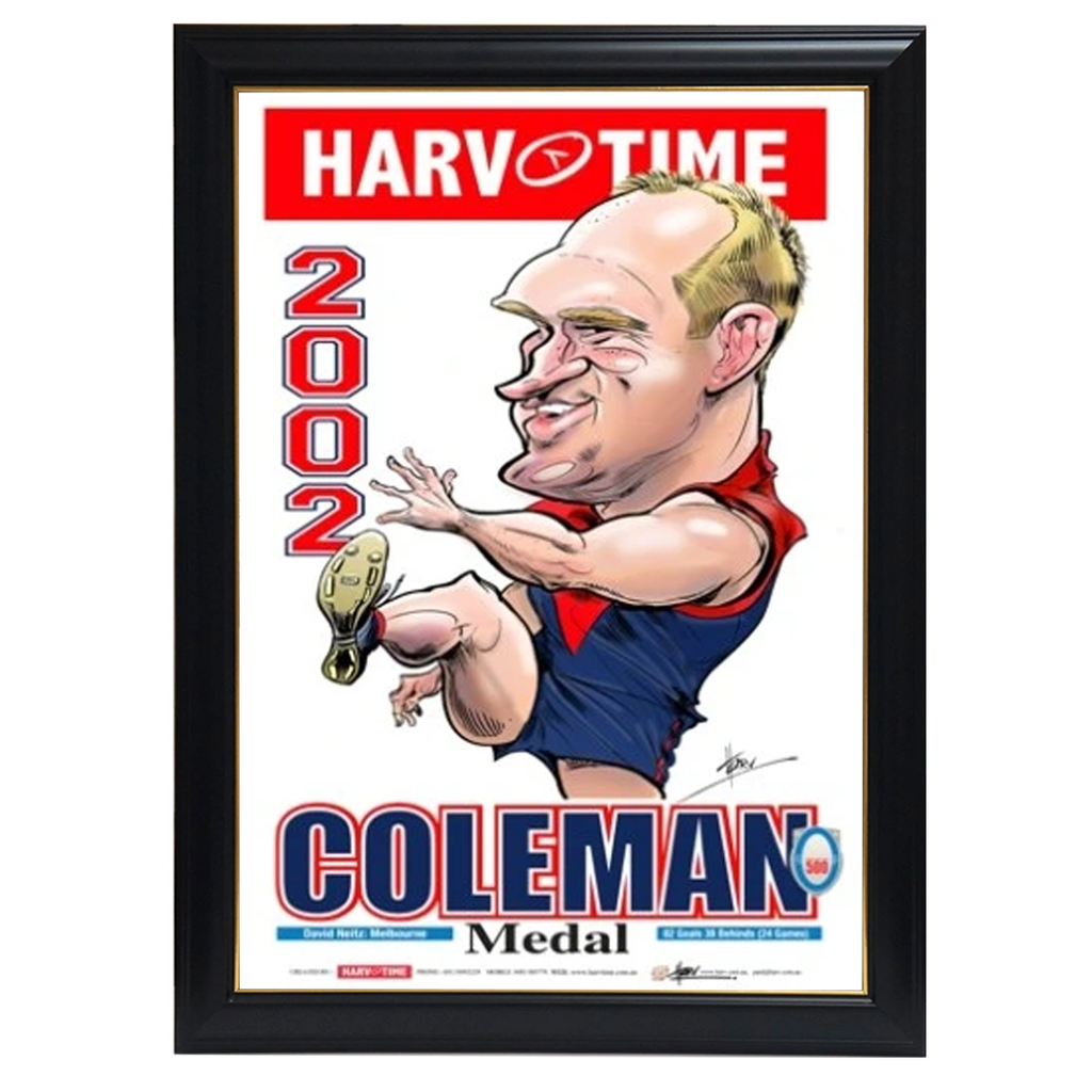 David Neitz, 2002 Coleman Medal, Harv Time Print Framed - 4225