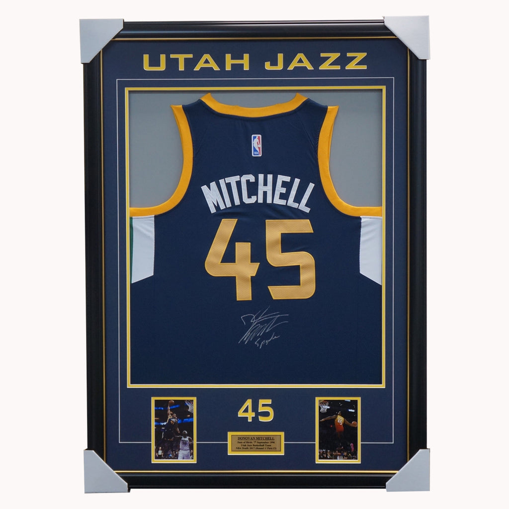 Donovan Mitchell Utah Jazz Fanatics Authentic Game-Used #45 Gold  Statement Jersey vs. Golden State Warriors