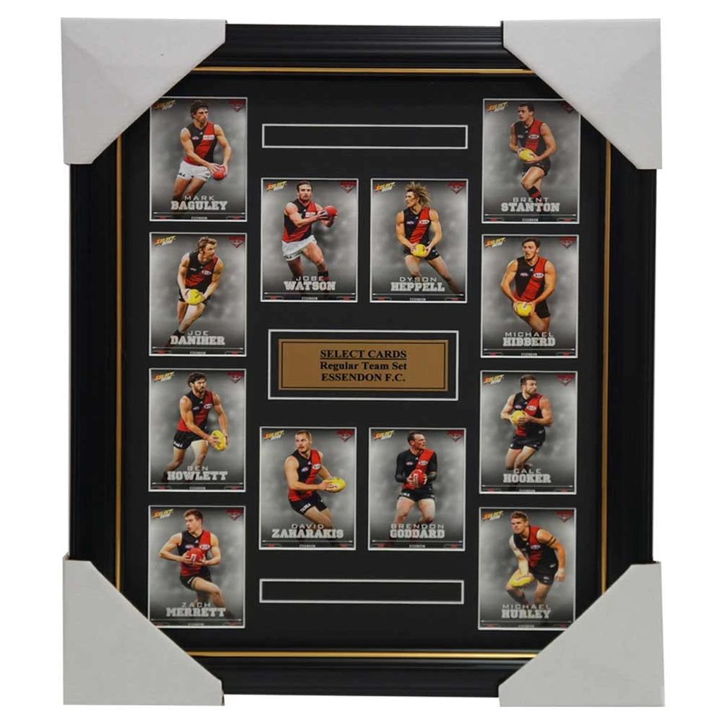 Essendon Bombers 2016 Select Card Team Set Framed Jobe Watson Dyson Heppell - 2639