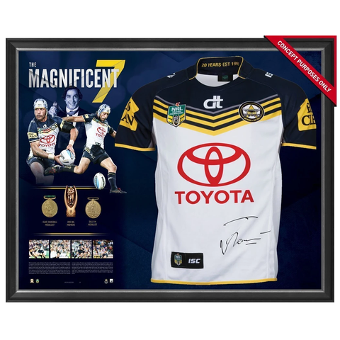 North Queensland Cowboys - Johnathan Thurston Signed & Framed 'Pride of the  North' 25 Year Anniversary Limited Edition Jersey, Taylormade Memorabilia