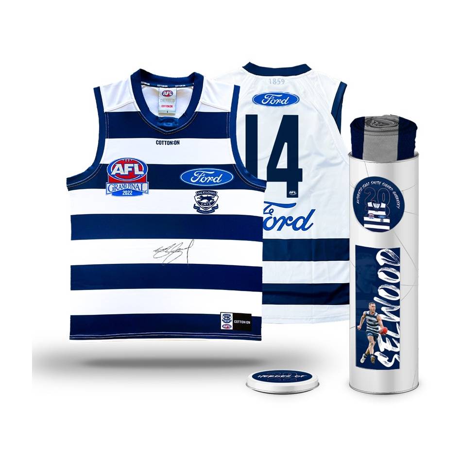 Joel Selwood Signed Geelong 2022 Official AFL Premiers Jumper - 5360