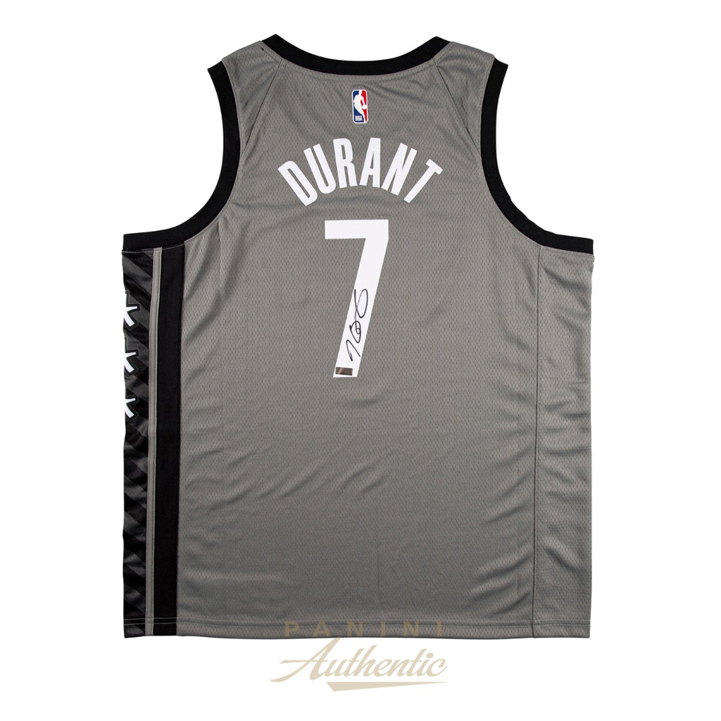 Kevin Durant Brooklyn Nets Game-Used #7 Black Jersey vs. Golden