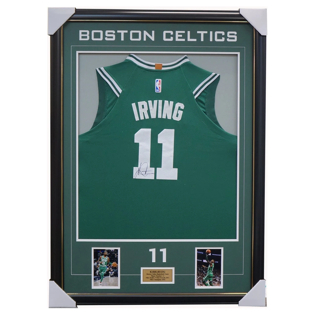 Kyrie Irving Signed Boston Celtics Nba Collage Framed With Photos+ Coa – HT  Framing & Memorabilia