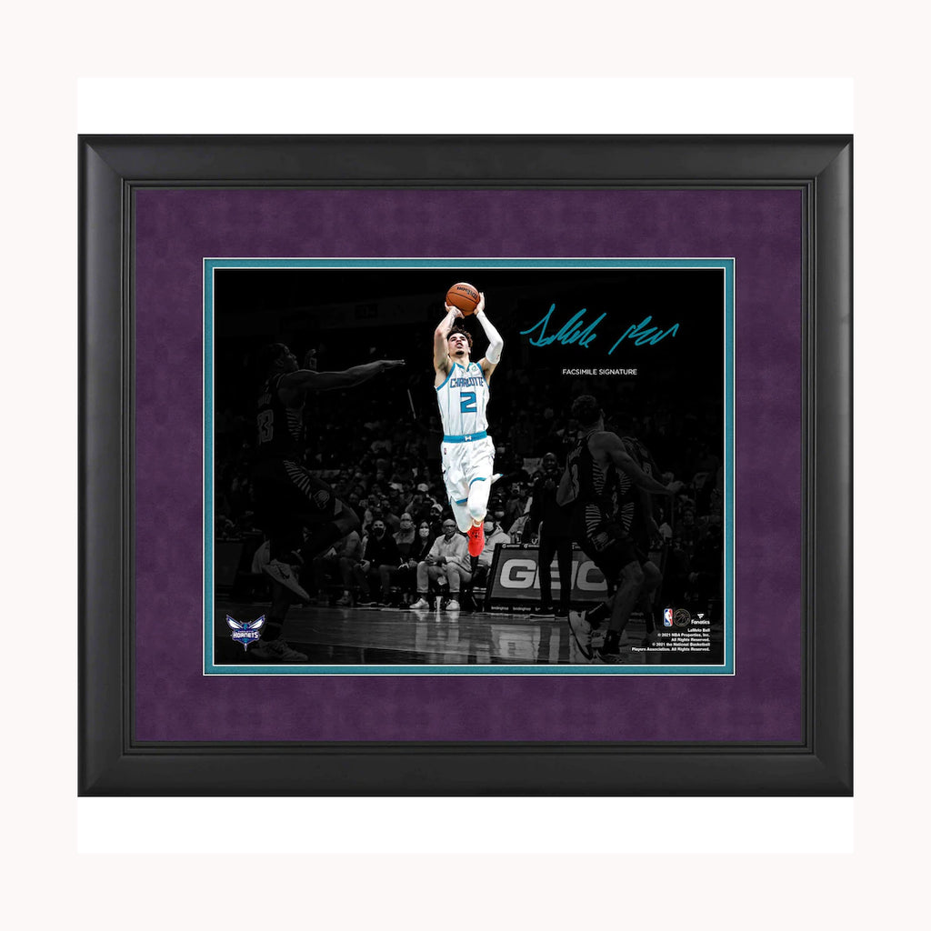 LaMelo Ball Charlotte Hornets Facsimile Signature Framed 11 x 14 Spo – HT  Framing & Memorabilia