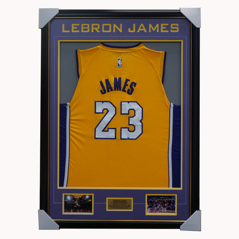 Lebron James signed and framed singlet-Out of stock - Pro Sports Memorabilia
