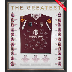 Brisbane Broncos Signed the Greatest Official Nrl Jersey Framed Lewis – HT  Framing & Memorabilia