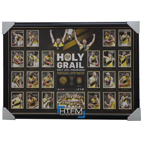 Richmond 2017 AFL Premiers Holy Grail Limited Edition Deluxe Print Framed - 3244